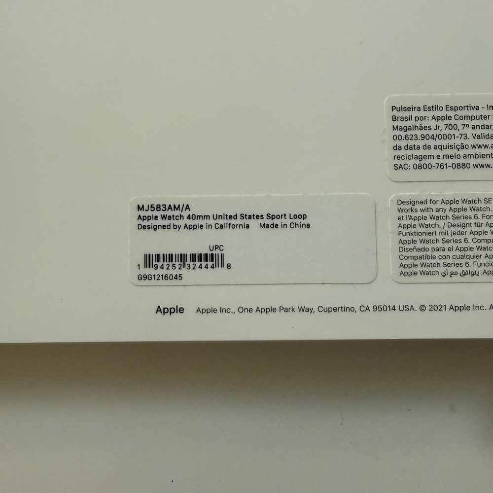 Apple USA International Collection Red, White & Blue Sport Loop Band - Picture 5 of 6